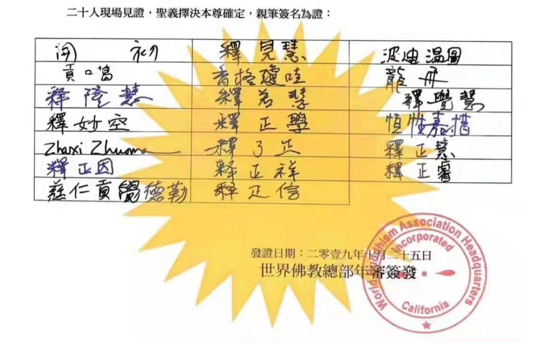 世界佛教总部闻法正音修学总导师释证达教尊简介-图片3