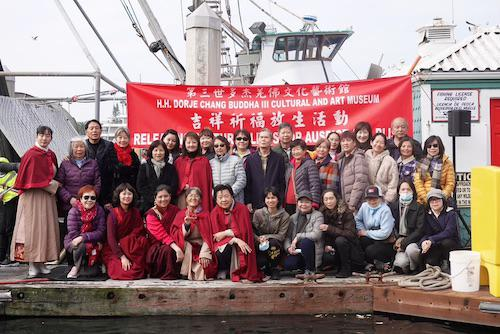 洛杉磯第三世多杰羌佛文化藝術館舉行慈悲放生活動-图片4